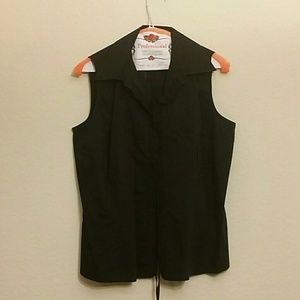 INC sleeveless blouse in black