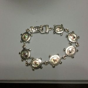 Mother of pearl turtle bracelet