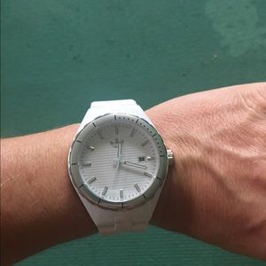 Adidas white watch