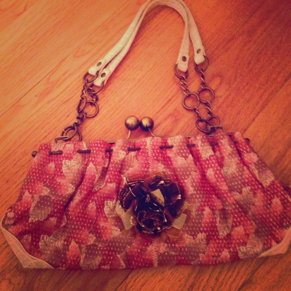 Pink handbag