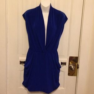 Dark blue party dress