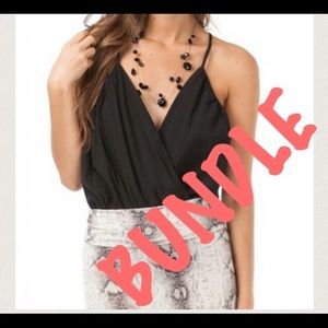 Bundle ANGL BLACK AND WHITE TOPS