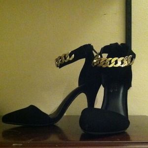 Black stilettos
