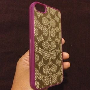 Coach Iphone 5/5s case (PURPLE)