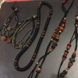 Beaded necklaces