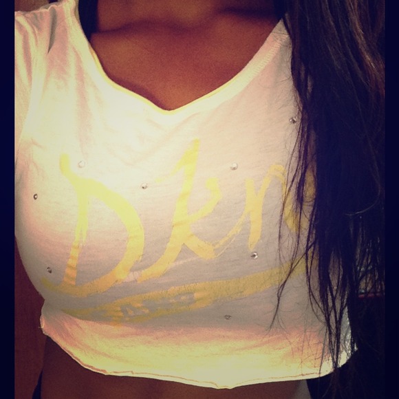 DKNY MEDIUM CROP TOP