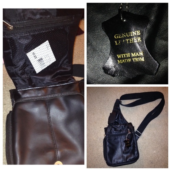 NWT Genuine Leather Crossbody