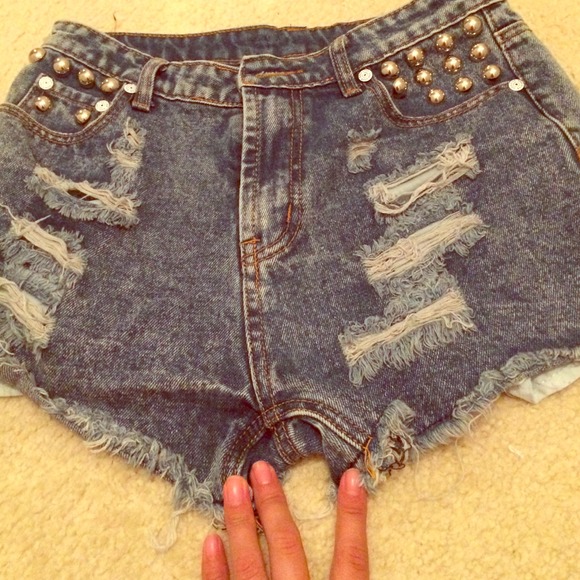 High waisted shorts