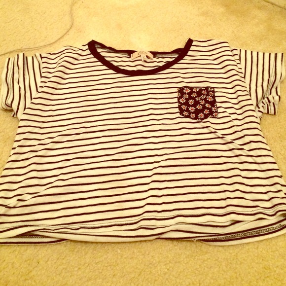 Its a Stripped crop top