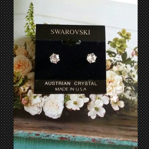 Swarovski Clear Diamond Earrings