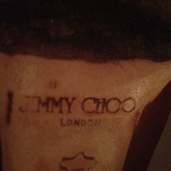 authniec jimmy choo booties in leather brown - Picture 3 of 4