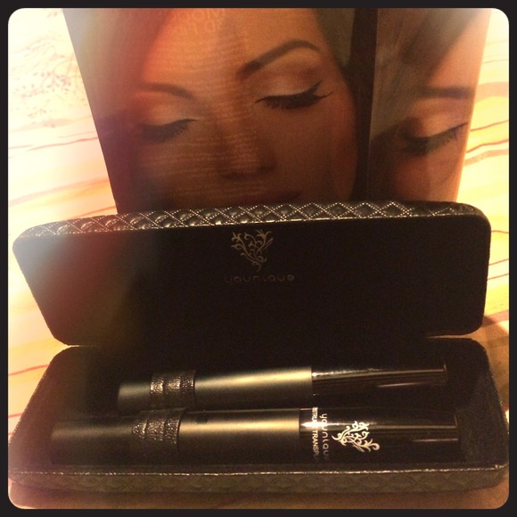 Two Younique fiber lash mascaras