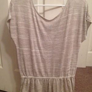 Express silver sweater size medium