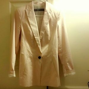 ZARA pink blazer jacket