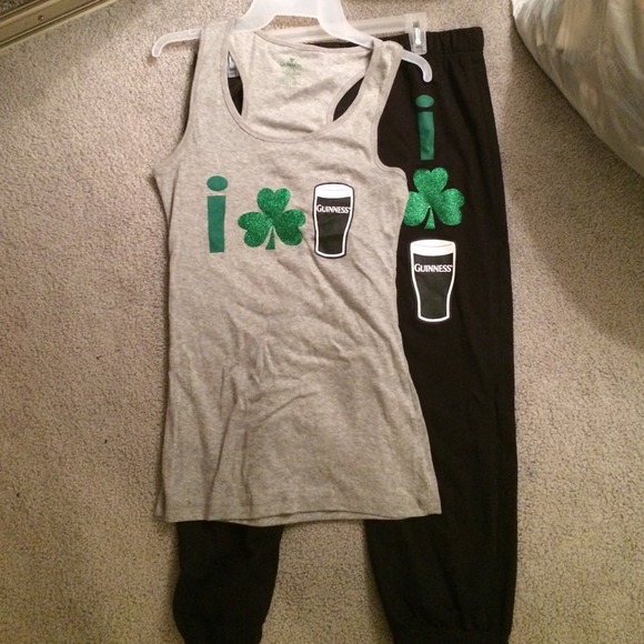 I heart Guinness tank and Capri sweats! - Picture 2 of 3