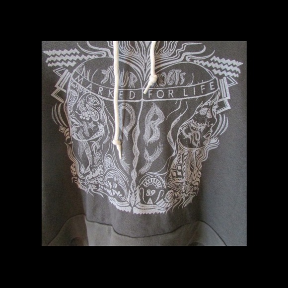 Obey Propaganda Gray Sweatshirt Hoodie - Picture 2 of 4