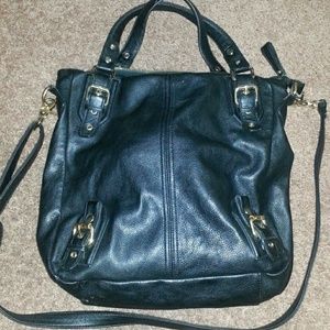 Deena & Ozzy Black Leather Purse!