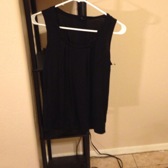 Black tank top