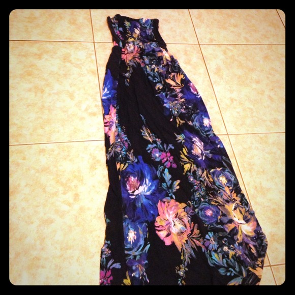 Tube top maxi dress