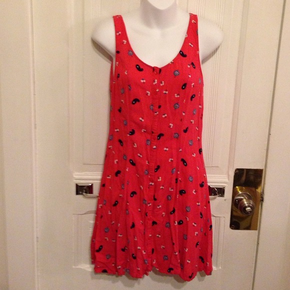 Orange summer dress 💝💐