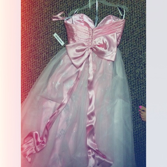 Pink, Sherri Hill prom or homecoming gown.