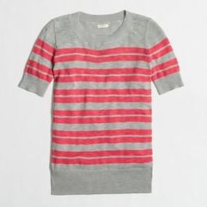 J Crew short sleeve stripe sweater