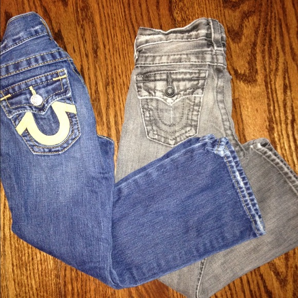 Kids bundle 2 pair true religion authentic!