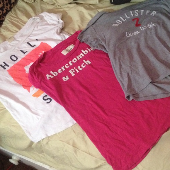 Hollister xs shirt bundle (6)