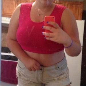 Hot Pink Crop Top
