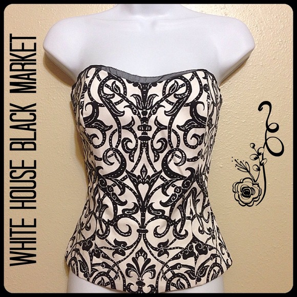 White House Black Market Tops - WHBM corset top
