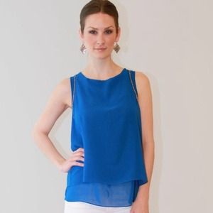 Deep Blue Blouse