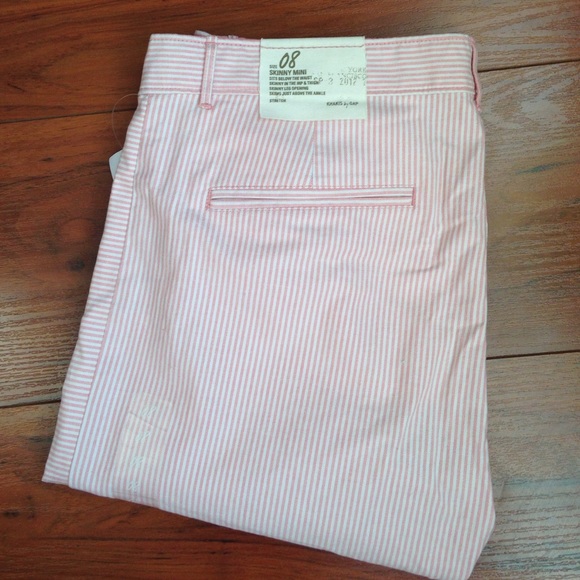 GAP Pants - NWT GAP Striped Skinny Ankle Pant
