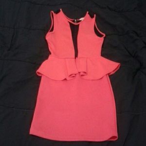 Coral dress
