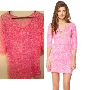 Lilly Pulitzer Eliza V-Neck T-Shirt Dress