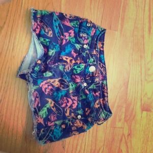 Feather shorts