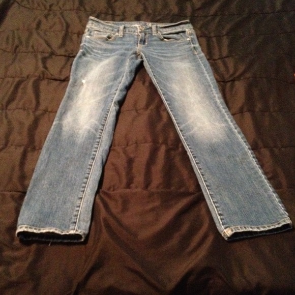 American eagle skinny jeans size 2 short
