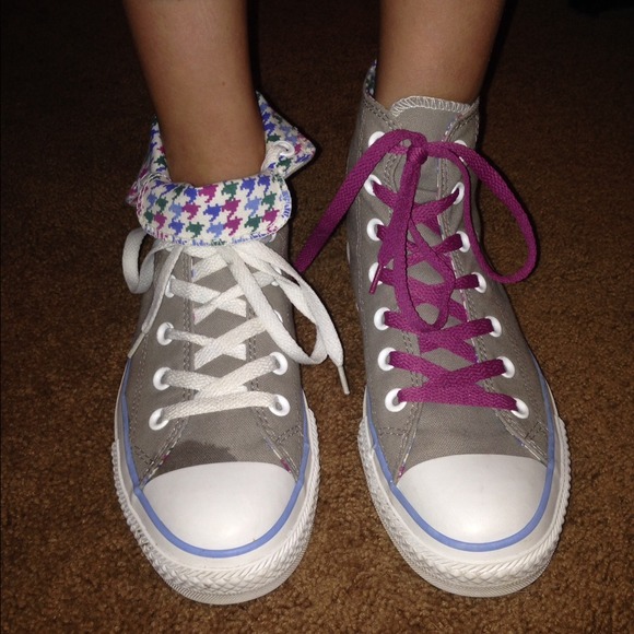 ❤️ adorable houndstooth Converse shoes❤️