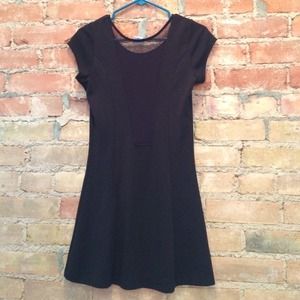 Urban outfitters black mesh back dress