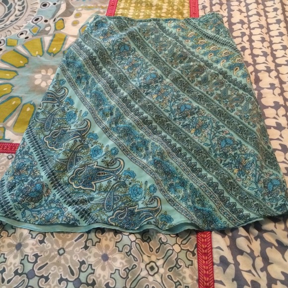 Vintage GAP a line 100% silk skirt