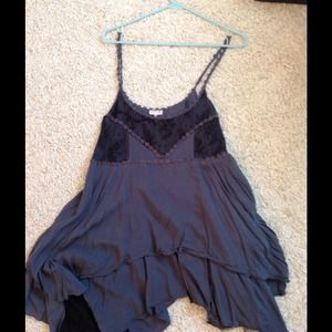 Blue free people dress
