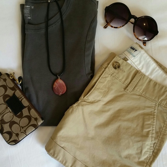 Old Navy Khaki Shorts NWOT