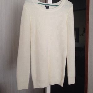 Cream colored sweater!