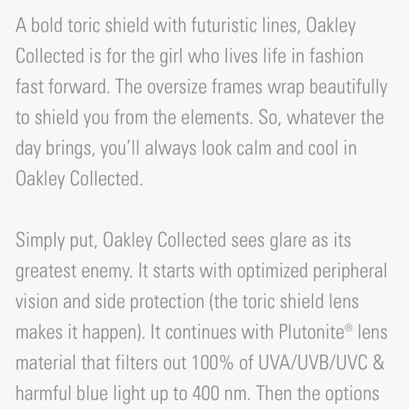 Brand new Oakley sunglasses in purple orchid - Picture 3 of 4