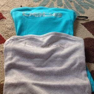 2 Bebe  tube tops. worn few times great condition