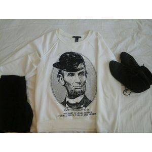 F21 Lincoln pullover sweater