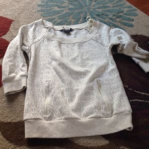 Armani Exchange boat neck sweatshirt