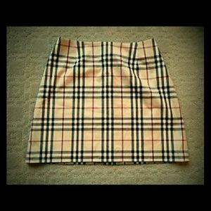 Burberry Micro Mini Skirt