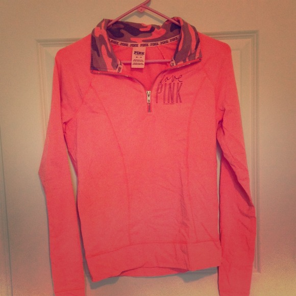 Vs PINK Half Zip Track Jacket