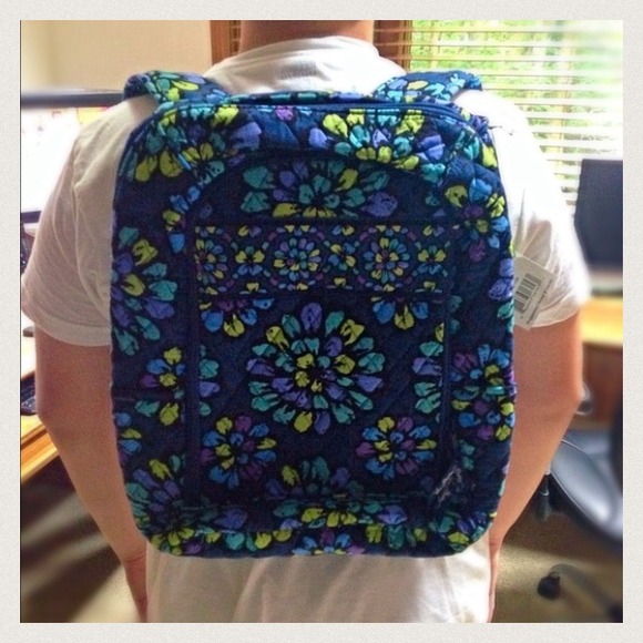 NWT Vera Bradley Backpack in Indigo Pop