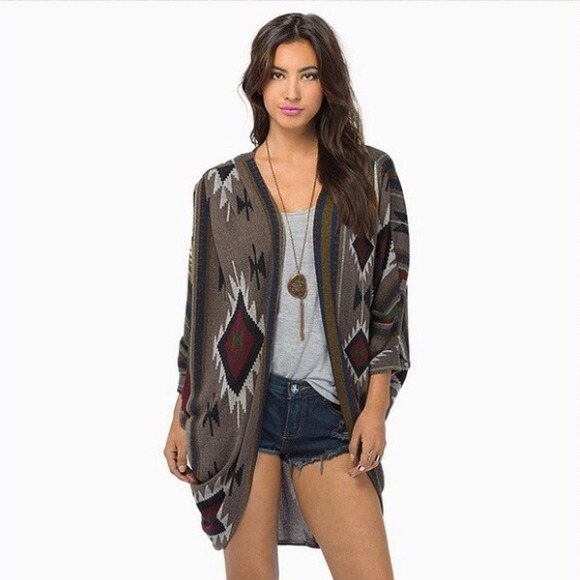 Tribal cardigan